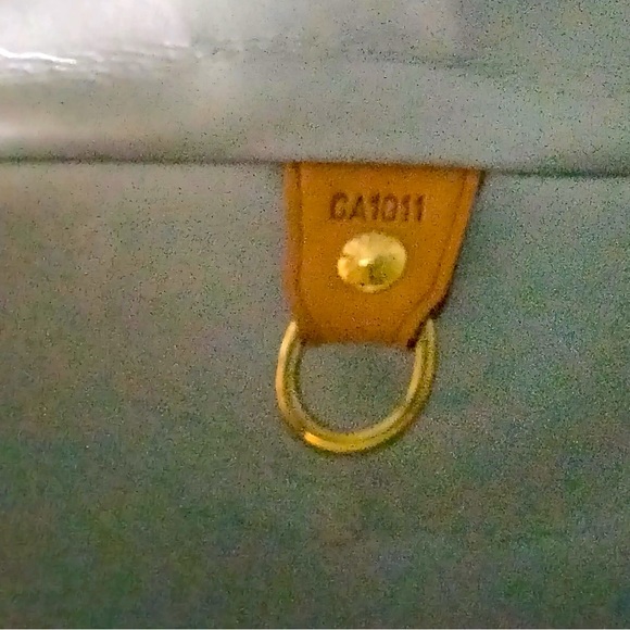 LOUIS VUITTON LV Hand Bag Houston Metalic Vernis Green - Picture 9 of 11